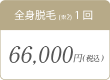 全身脱毛1回